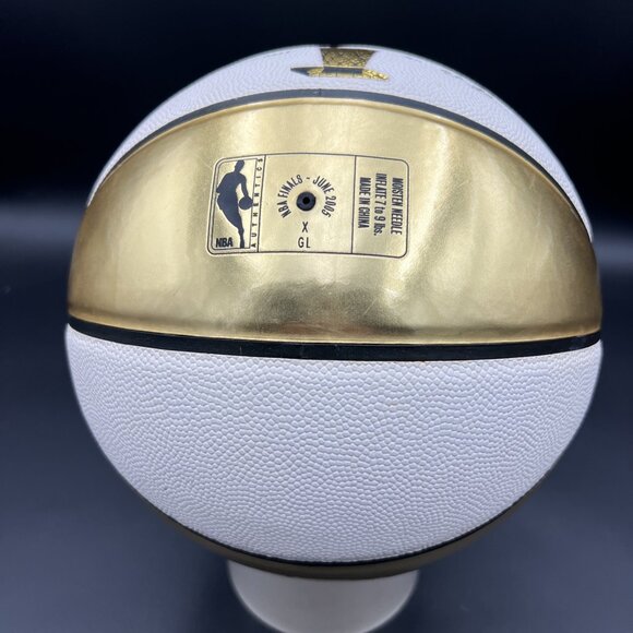 Rare 2005 Spalding NBA White/Gold Official Finals Ball 29.5" Basketball NOS - Picture 5 of 10